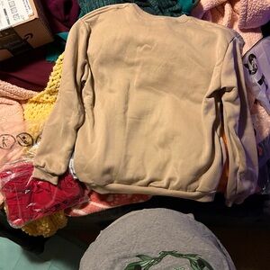 Beige Crewneck Sweatshirt